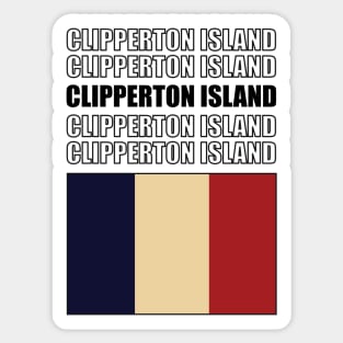 Flag of Clipperton Island Sticker